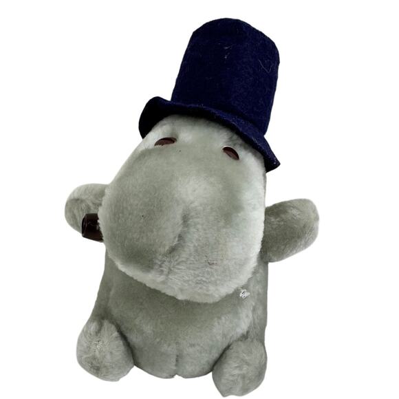 5 for $25| Papa Grey Moomin Moominpappa Banpresto 1994 Plush 6" Toy Doll Japan - Picture 1 of 6